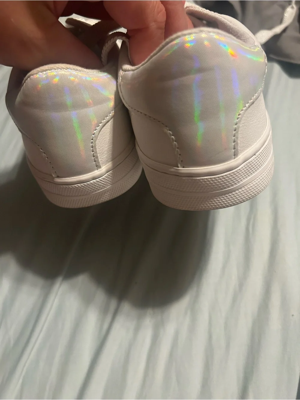The Children's Place White Low-Top Sneakers with Subtle Logo